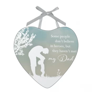 Image of Reflections of The Heart Plaque - Dad