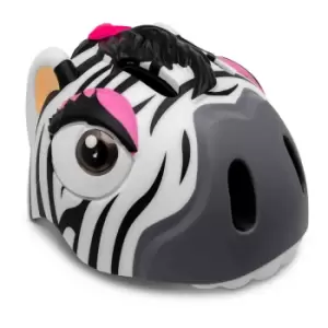Image of Crazy Safety Zebra Bicycle Kids Helmet - Black/White