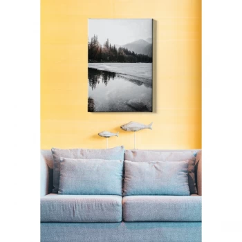 Image of Kanvas Tablo (50 x 70) - 136 Multicolor Decorative Canvas Painting