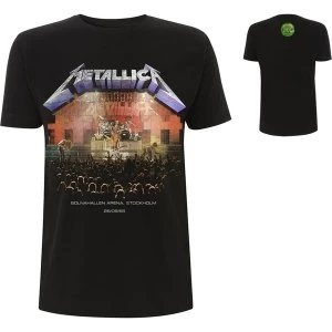 Image of Metallica - Stockholm '86. Mens X-Large T-Shirt - Black
