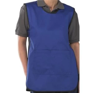 Image of Click Workwear Tabbard PolyCotton Side Fastening Large Royal Blue Ref