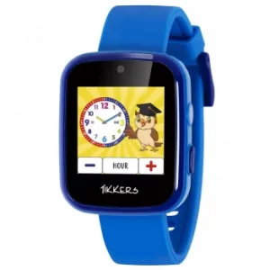 Image of Tikkers Quartz Digital Dial Blue Silicone Strap Boys Watch ATK1084BLU