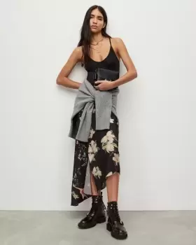 Image of AllSaints Luisa Fabia Midi Skirt