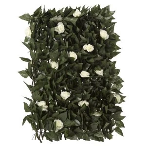 Image of Smart Garden White Bloom Leaf Trellis
