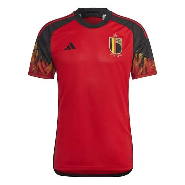 Image of adidas Belgium Home Shirt 2022 Adults - Red M