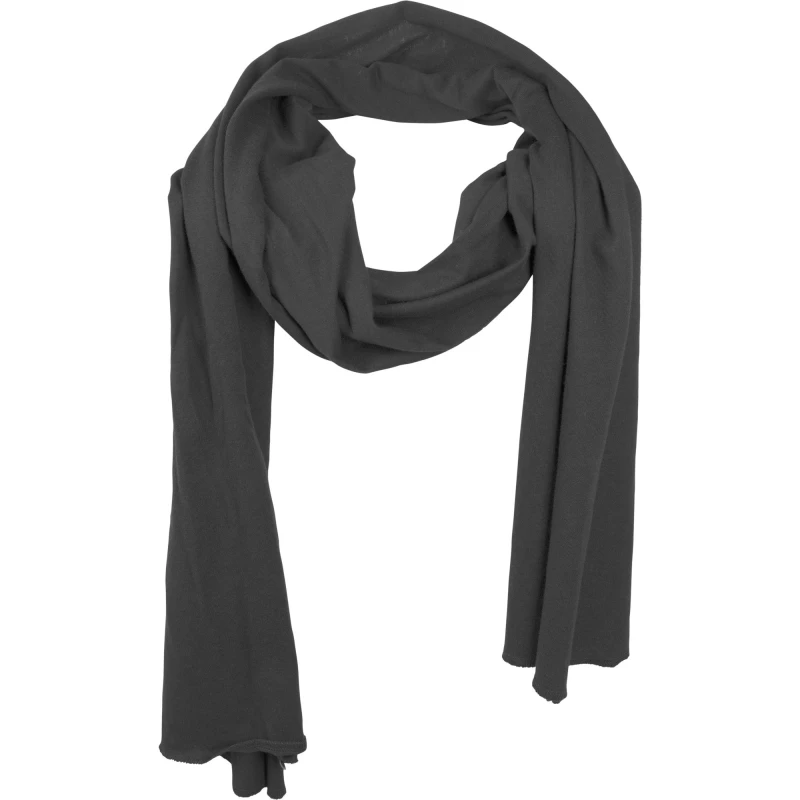 Image of Build Your Brand Jersey Scarf in Black Unisex One Size