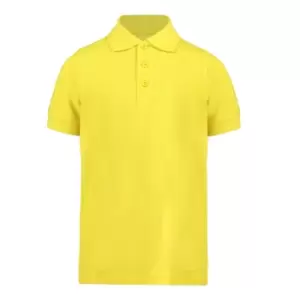 Image of Kustom Kit Klassic Childrens Superwash 60 Polo Shirt (3-4) (Canary)