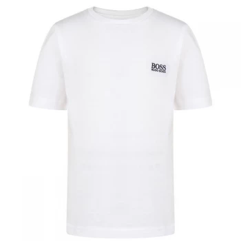 Image of Hugo Boss Classic Short Sleeve T-Shirt White Size 8 Years Boys