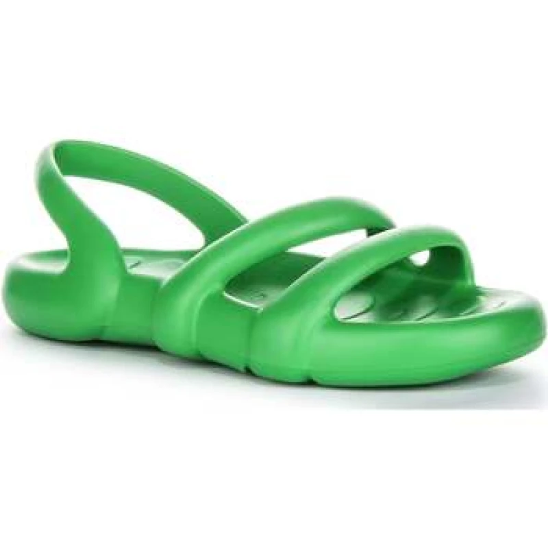 Image of Camper Camper 'Kobarah Flat W' Rubber Sandals in Green Size: 6 Green 6 Unisex 8432561860717