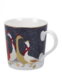 Image of Sara Miller Festive Geese Mug