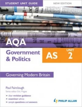 Image of Aqa As Government and Politics. Unit 2 Governing Modern Britain by Paul Fairclough Book