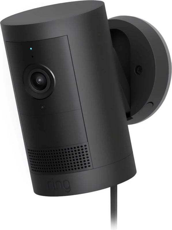 Image of Ring Outdoor Camera Plus (Plug In) 2K Smart Home Security Camera - Black