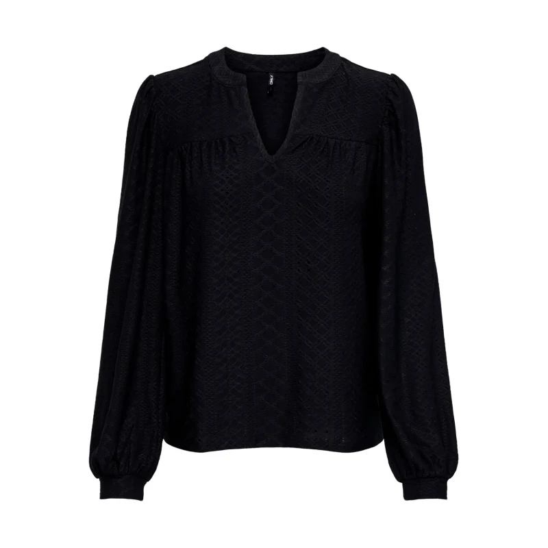 Image of Only Long sleeve blouse For Her Only Onlsandra Split Jrs Noir Female S