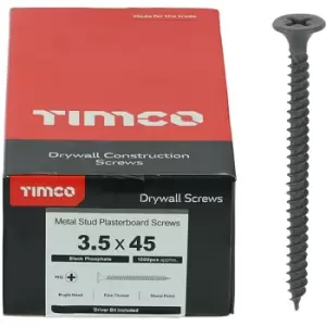 Image of Timco Drywall Bugle Head Screws (Fine Thread) - 3.5 x 45 (1000 pack)