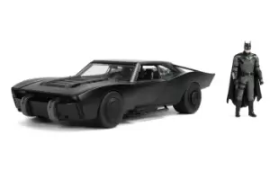 Image of The Batman 1:18 Scale Batmobile With Figure