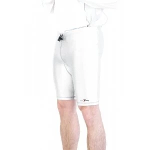 Image of Precision Lycra Shorts White 34-36