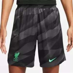 Image of Nike Liverpool Goalkeeper Home Shorts 2023 2024 Adults - Black