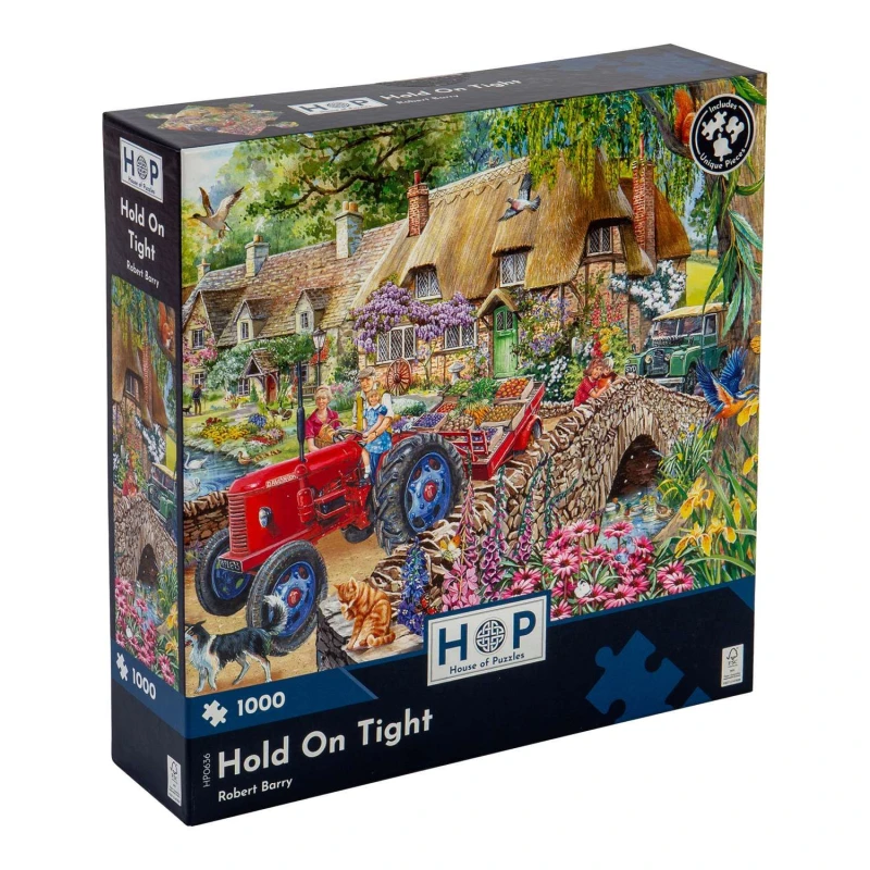 Image of The House Of Puzzles Hold On Tight, 1000 Piece Jigsaw Puzzle Multi unisex