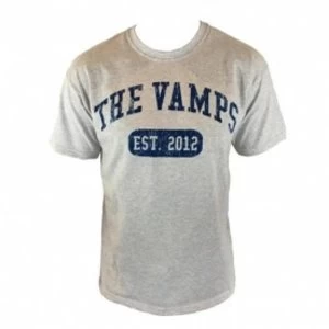 Image of The Vamps Team Vamps Grey T-Shirt Medium