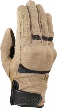 Image of Furygan Jet All Saison D3O Motorcycle Gloves, black-beige Size M black-beige, Size M