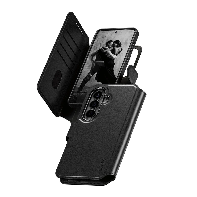 Image of PanzerGlass PanzerGlass CARE by Tango 2-in-1 Wallet Case w. Qi Samsung Galaxy S26 CR85966