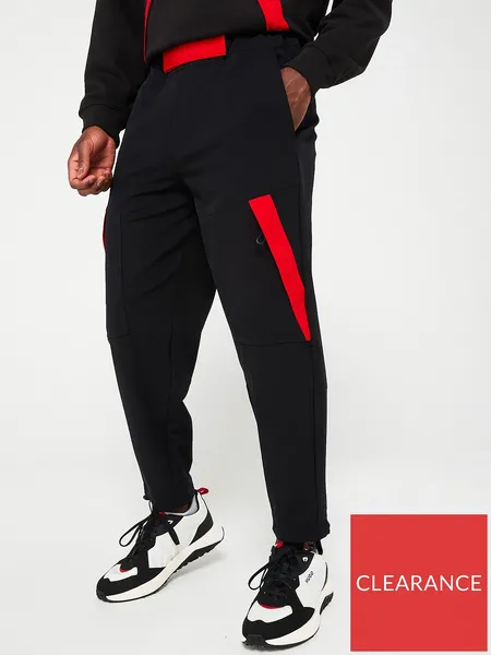 Image of Hugo Dechnical Trsr Sn43 Slim Fit Trousers Small Black 51438403350