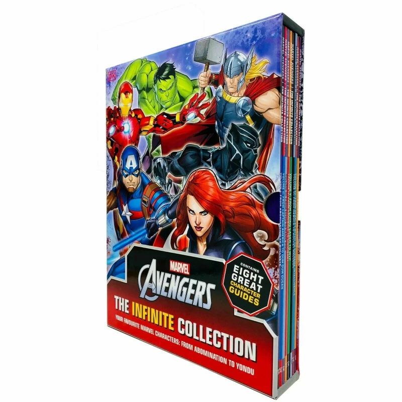 Image of Marvel The Avengers The Infinite Collection Character Guides 8 Book Set Jim Starlin Jim Starlin Books