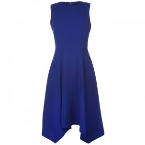 Image of DKNY High Neck Chief Dress Ladies - Marine
