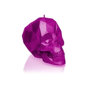 Image of Pink Metallic Large Low Poly Skull