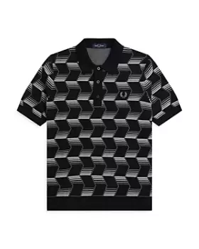 Image of Fred Perry Chevron Knit Polo