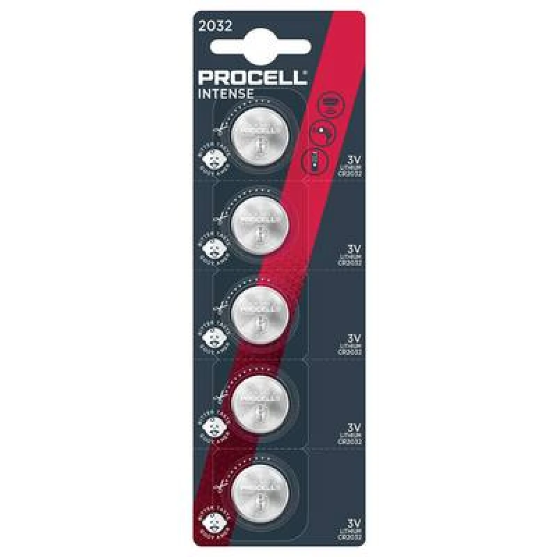 Image of PROCELL PROCELL Button cell CR 2032 3 V 5 pc(s) Lithium Procell Intense KDDL2016PC8
