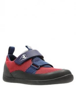Image of Clarks Spiderman Play Web Shoe, Red, Size 1.5 Older