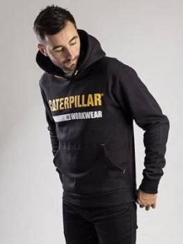 Image of Caterpillar Cat Workwear Essential Logo Hoodie - Black