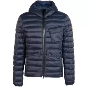 Image of Barbour International Racer Impeller Quilted Jacket - Blue
