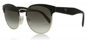Image of Prada PR61TS Sunglasses Black/Pale Gold 1AB0A7 54mm