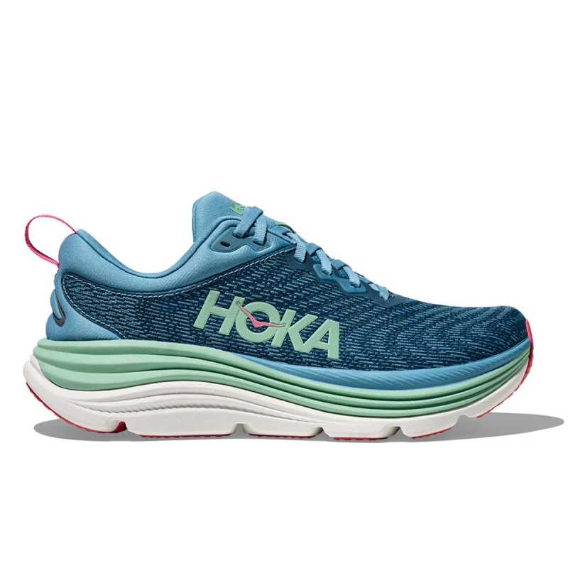 Image of HOKA Hoka Gaviota 5 Womens Alpine Blue / Jadeite - Blue / Standard / 6