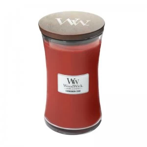 Image of WoodWick Cinnamon Chai Large Jar Candle 609.5g