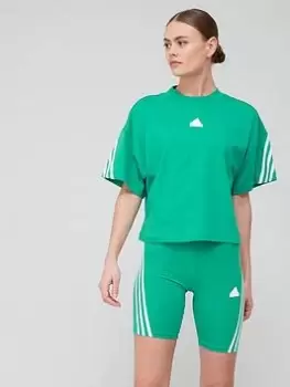 Image of adidas Sportswear Future Icons Sports T-Shirt - Green, Size XS, Women
