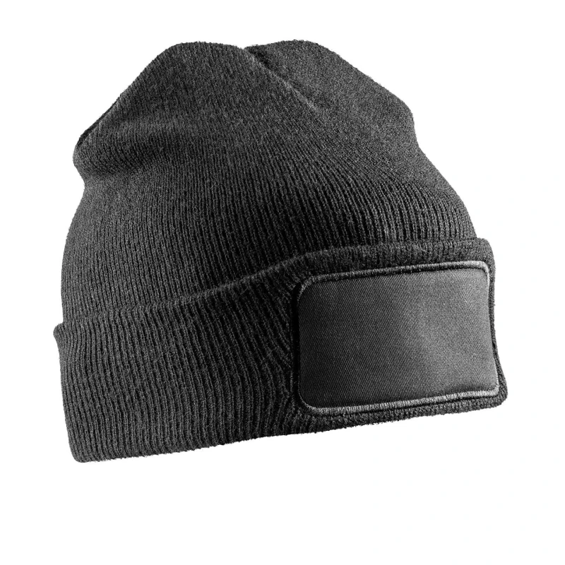 Image of Result Result Men Thinsulate Printable Beanie in Black One Size Male 5059699693258