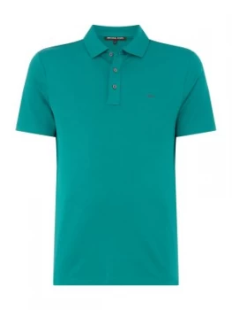 Image of Mens Michael Kors Sleek Polo Emerald