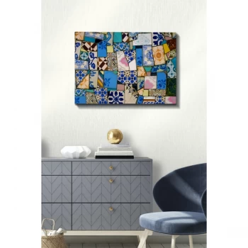 Image of Kanvas Tablo (50 x 70) - 168 Multicolor Decorative Canvas Painting