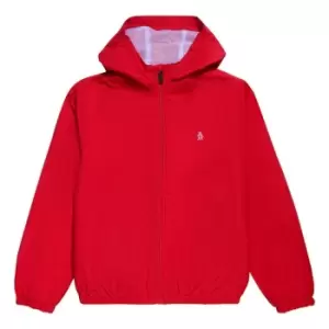 Image of Original Penguin Rain Jacket Junior Boys - Red