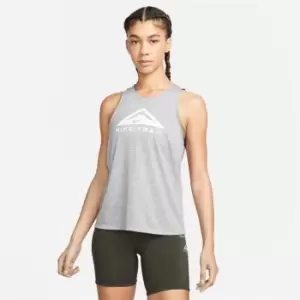 Image of Nike Dri-FIT Womens Trail Running Tank - Grey