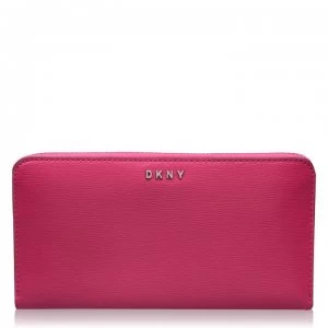 Image of DKNY Sutton Large Zip Around Purse - ElectricPnk NXG