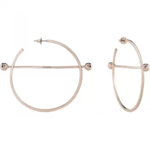 Image of Ladies Guess Rose Gold Plated Influencer Earrings
