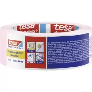 Image of tesa PRECISION SENSITIVE 04333-00020-02 Masking tape Praezisionskrepp Light pink (L x W) 50 m x 38mm