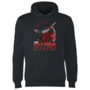 Image of Avengers Falcon Hoodie - Black