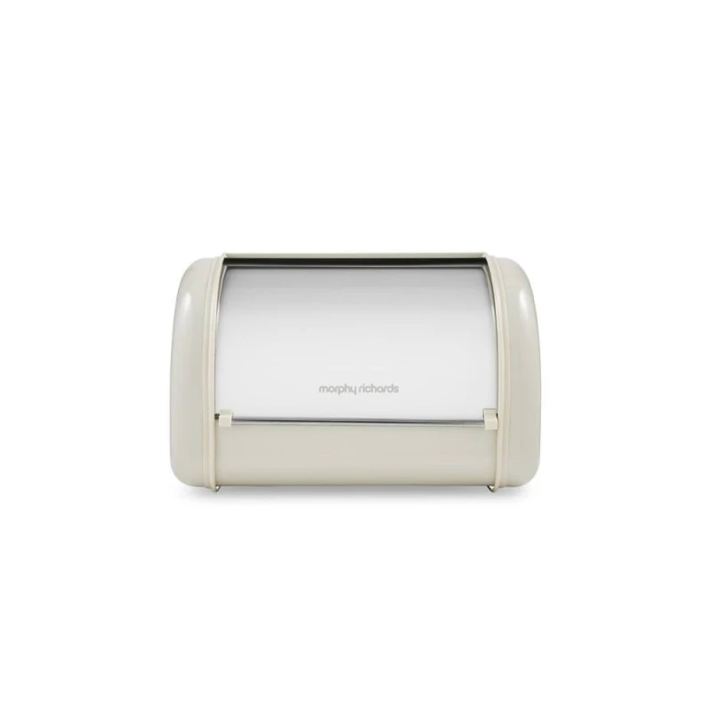 Image of Morphy Richards Equip Roll Front Bread Bin cream ONE SIZE