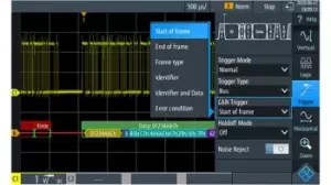 Image of Rohde & Schwarz RTH-K3 Oscilloscope Software CAN/LIN Trigger & Decode, For Use With RTH Handheld Digital Oscilloscope