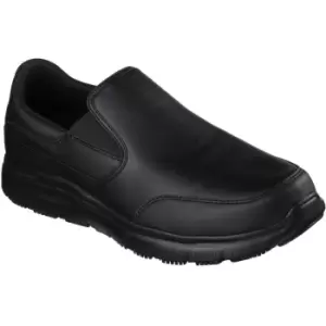 Image of Skechers Mens Flex Advantage Slip Resistant Bronwood Slip On Shoes UK Size 6 (EU 39.5)